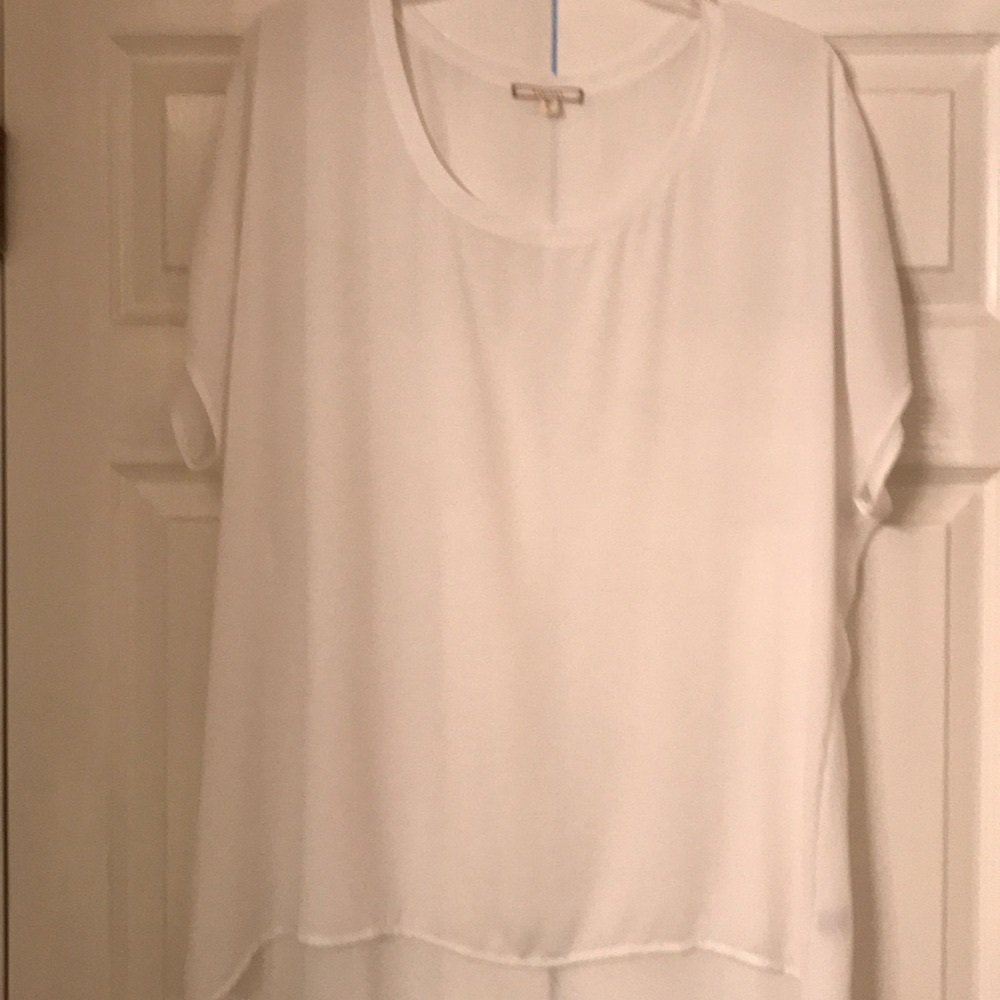 White Chiffon Blouse